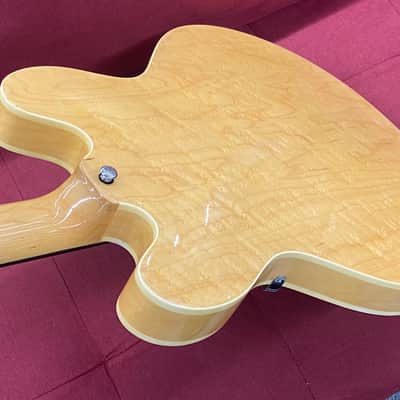 Epiphone Dot Semi Hollow Body 1997 - Natural w/ Case Made in Korea image 15