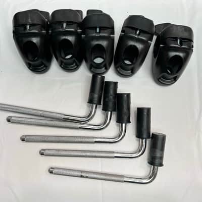 FIVE Roland MDH-10U V-Drum Cymbal Rack Clamp MDH10U Mount L-Rod MDC10U image 5