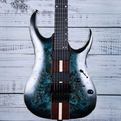 Ibanez RGA20P1 Premium Electric Guitar | Cosmic Blue Burst Low Gloss image 1