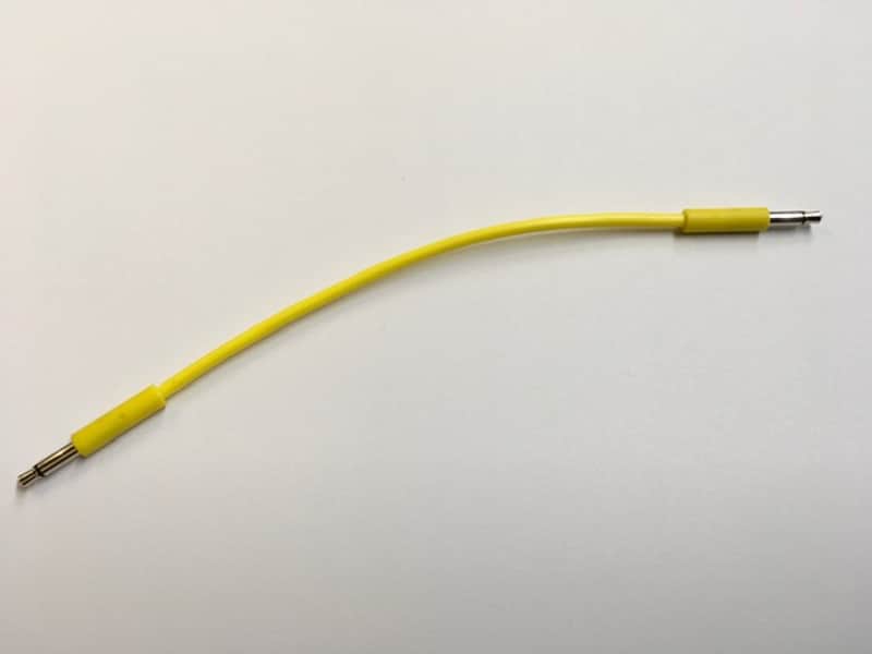 Skin Eurorack Patch Cables 15cm Yellow image 1