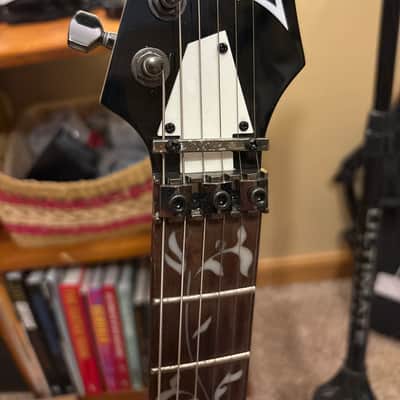 Ibanez JEMJR-BK Steve Vai Signature with Jatoba Fretboard 2022 - Present - Black image 6