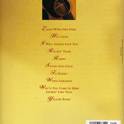 Warner Brothers Publications Dolly Parton I will Always Love You PVG Book 1996 image 2
