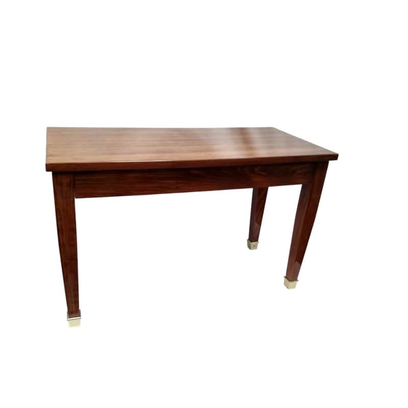Frederick Duet Walnut Polish Hard Top Bench w/Brass image 1