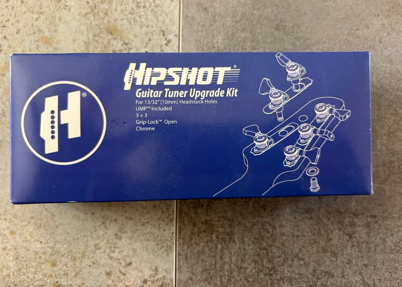 Hipshot 3x3 locking tuners - Chrome image 1