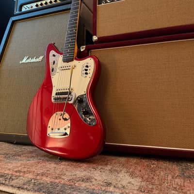 Fender Jaguar 1963 - Candy Apple Red with Matching Headstock [DEMO VIDEO] image 1