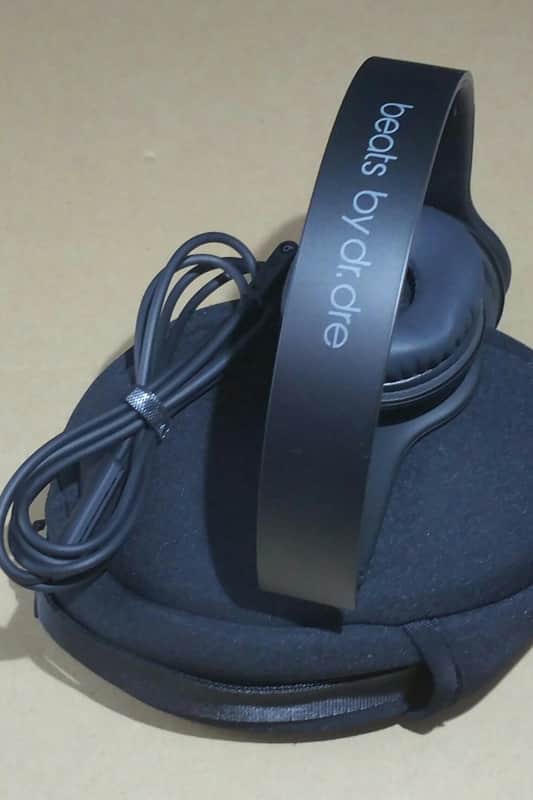 BEATS by Dr Dre SOLO HD HEADPHONES DRENCH IN COLOR WITH MATTE BLACK FINISH image 1