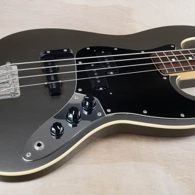 Fender AJB-58 Aerodyne Jazz Bass CIJ 2004 Dolphin Gray DiMarzio PJ PUs Japan w/ Bag image 4