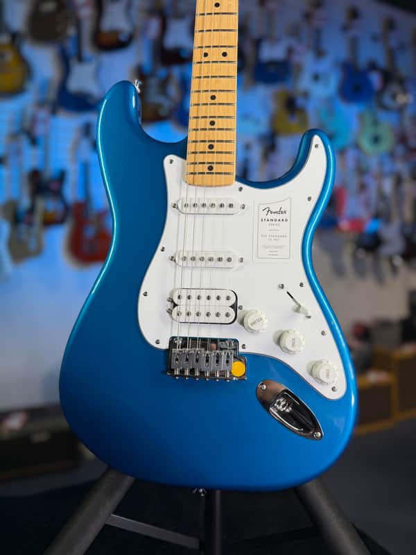 Fender Standard Stratocaster HSS Electric Guitar - Aqua Marine Metallic GET PLEK'D! 656 image 1