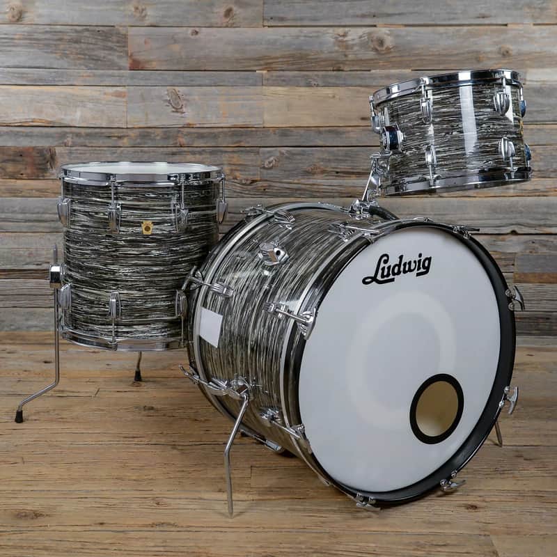 Ludwig No. 988 Downbeat Outfit 8x12 / 14x14 / 14x20" Drum Set 1960s image 1