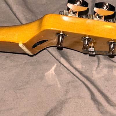 Vintage 1989 Squier ii one piece maple neck image 14
