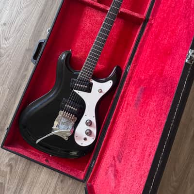 1966 Mosrite Ventures Model Vintage Electric Guitar Green Sparkle