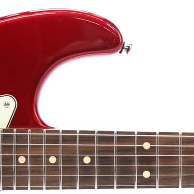 Mercurio Red Strat Stratocaster Electric Guitar Interchangeable Pickups #50809 image 6