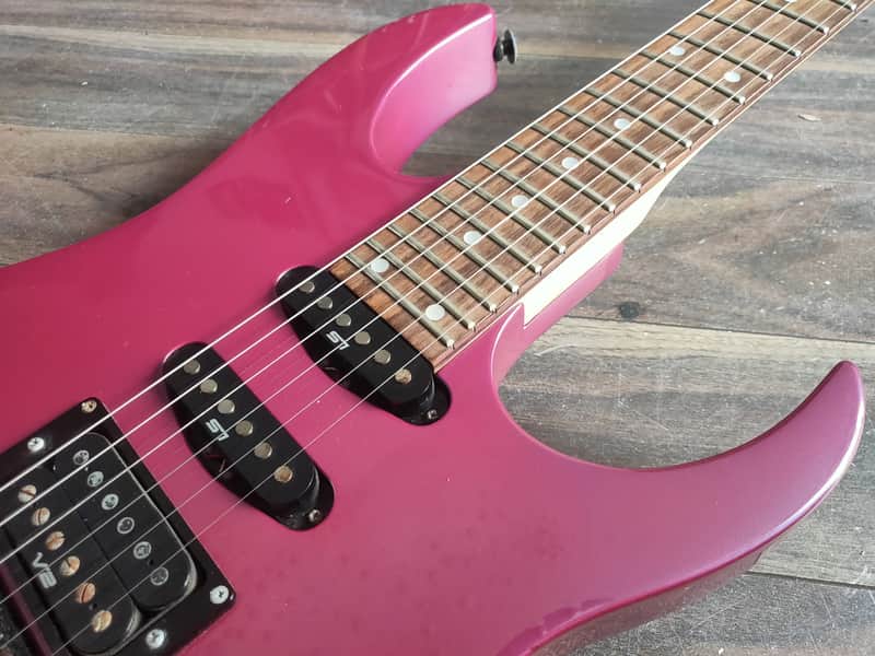 1990 Ibanez Japan (Fujigen) RG560 HSS Superstrat (Purple Neon