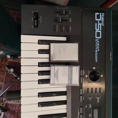 Roland D-50 61-Key Linear Synthesizer 1987 - 1992 - Black image 8