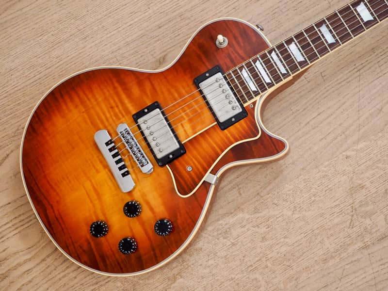 1996 Heritage H-150 Deluxe LP Electric Guitar Almond Sunburst ALM SB Kalamazoo USA w/ Case image 1