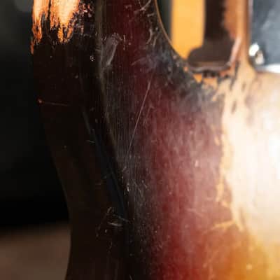 Fender Vintage 1958 Precision Bass - 3 Tone Sunburst with Original Hardshell Case - Used image 14