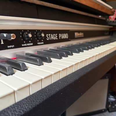 Rhodes Mark II Stage 73-Key Electric Piano 1979 - 1983 - Black Flat Top image 6