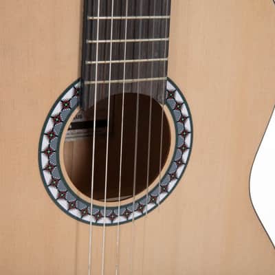 GEWA Basic Plus 4/4-Size Classical Guitar – Natural High-Gloss Finish image 5
