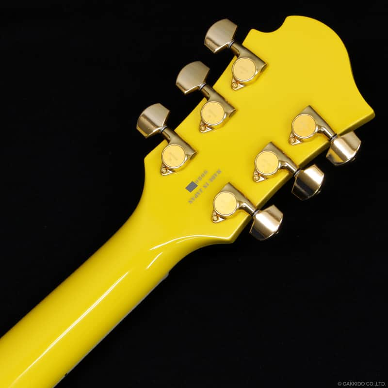 Burny MG-165S HY Yellow Heart, hide Signature Model, Made in | Reverb