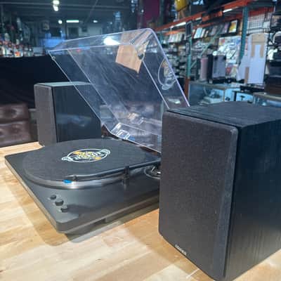 Audio-Technica AT-LP70X-BG Automatic Belt Drive Turntable Package with Edifier R990BT Bluetooth Speakers image 2