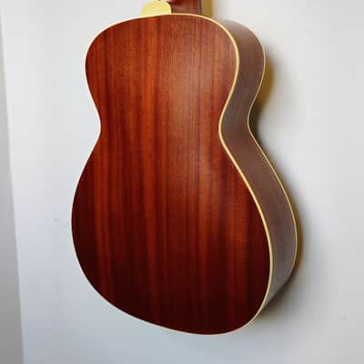 Guild Westerly Collection Series M-240E Troubadour - Pau Ferro Fretboard - 2019 - Present - DeArmond Tone Boss Sound Hole P/U - Vintage Sunburst (VSB) - Satin image 23
