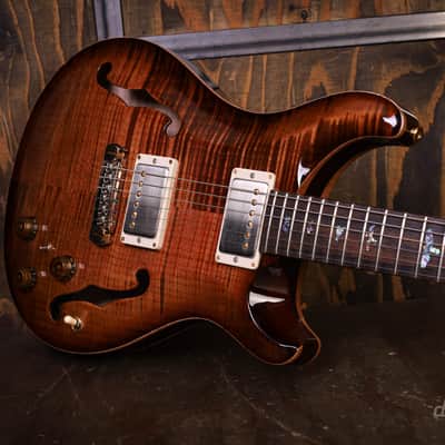 PRS Wood Library Hollowbody II Copperhead Burst Wood Library image 14