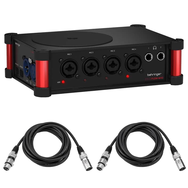 Behringer FLOW 4VIO StageConnect I/O Extender for FLOW 4V Mixers with With XLR Cable image 1