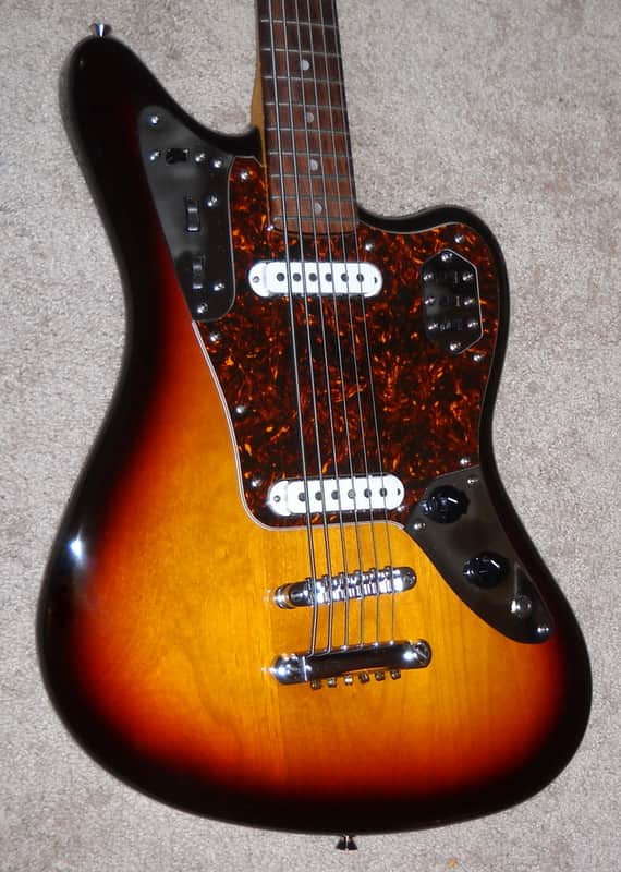 2005 Fender Jaguar Baritone Custom Bass VI Crafted in Japan image 1