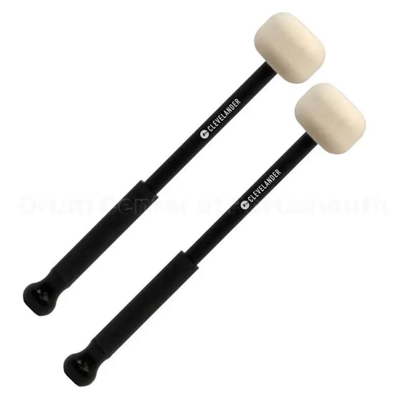 Clevelander Marching Bass Drum Mallets, Aluminum, Large image 1