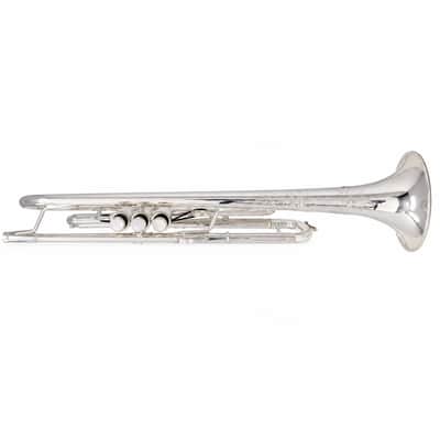 S.E. Shires Q10RS Q-Series Professional Bb Trumpet in Silver Plate SN Q7203 image 4