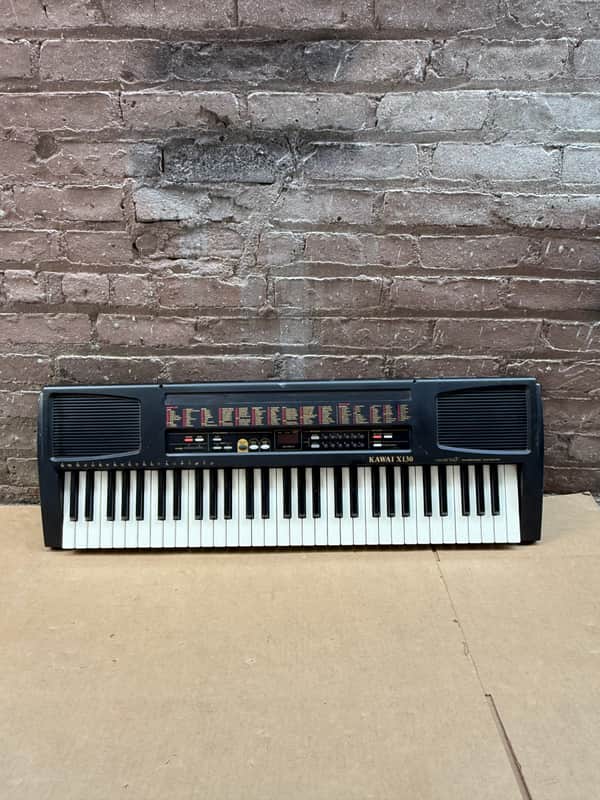 Kawai X130 61-Key Electronic Keyboard Non-Working For Parts or Repair No Power Adapter image 1
