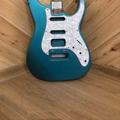 Warmoth Soloist Korina Guitar Body Sherwood Green image 1