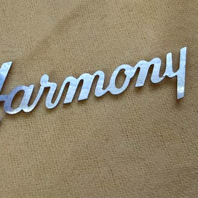 Harmony Guitar Headstock Logo Badge Emblem 60s image 3