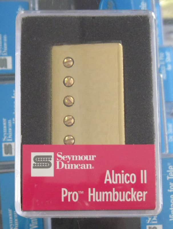 Seymour Duncan Alnico II Pro Humbucker Neck Pickup Gold APH-1n image 1