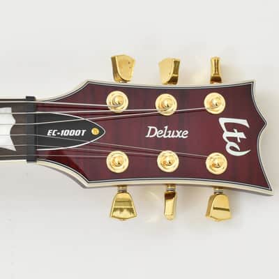 ESP LTD EC-1000T CTM Guitar in See Thru Black Cherry B-Stock 1447 image 4