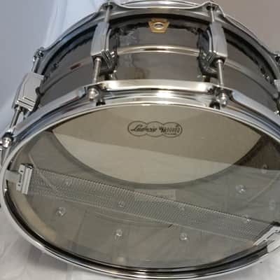 Ludwig *Pre-Order* Black Beauty 6.5x14" Hammered Brass Snare Drum w/Imperial Lugs LB417K | NEW | Made in the USA | Special Order | Authorized Dealer image 2