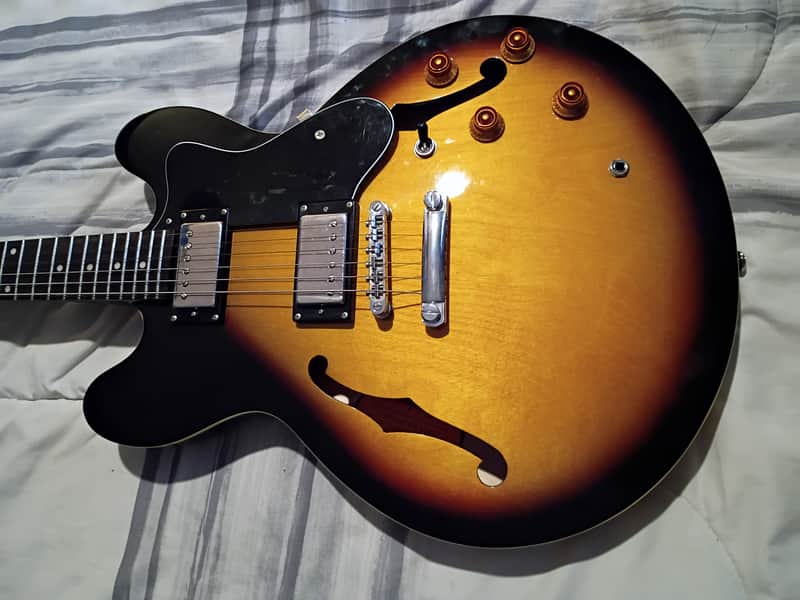 ギター Epiphone DOT VintageSunburst Gibson P.U ギター Epiphone DOT VintageSunburst Gibson P.U ギター Epiphone DOT