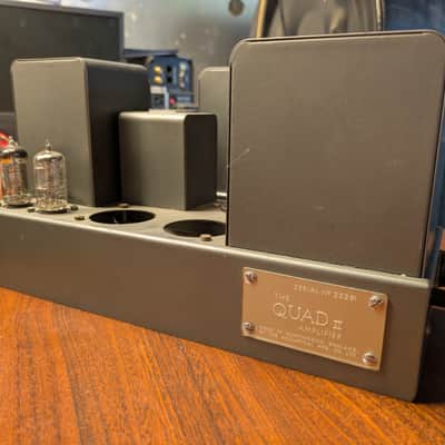 Vintage Quad II Tube Amp Hifi project lot--power amps, preamps, tubes image 2