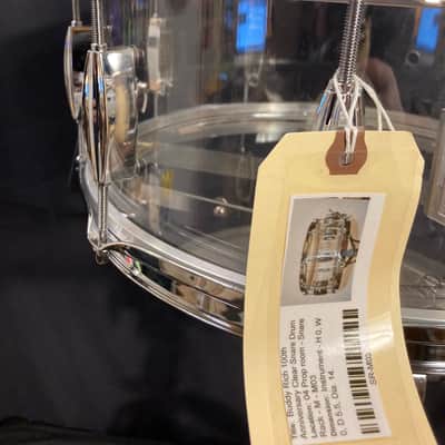 David Frangioni Collection, Trick Drums USA -Clear Acrylic 5.5x14" Buddy Rich Prototype 100th Anniversary Snare Drum image 5