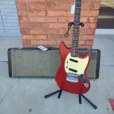 1966 Fender Mustang Dakota Red with Original Hardshell Case image 1