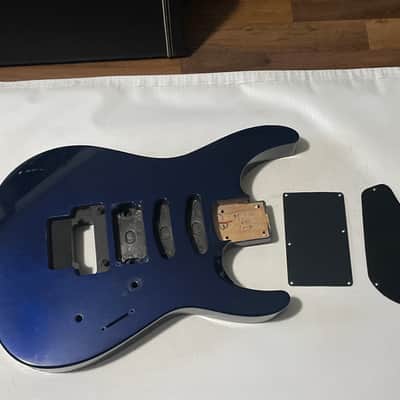 2006 Made in Japan Jackson DK2 Dinky Candy Blue Guitar Body Floyd Ready image 1