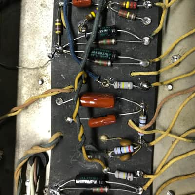 1966 Fender Blackface Bassman chassis only image 10