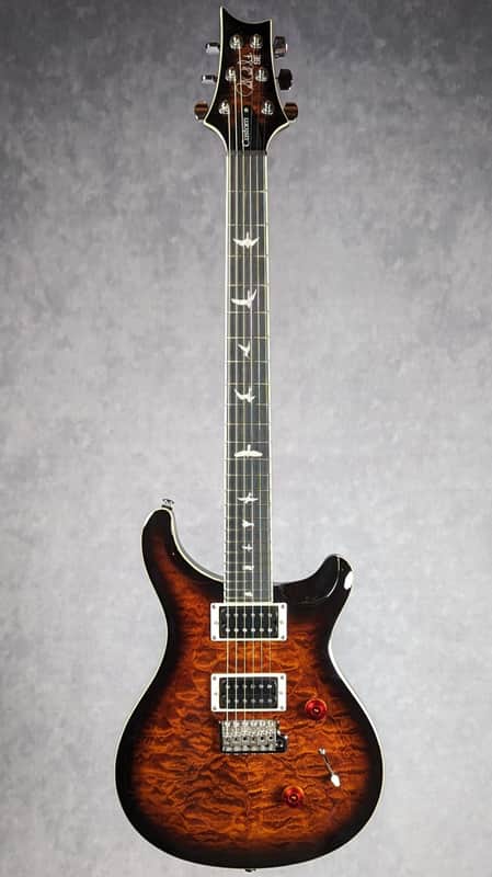 2024 Paul Reed Smith SE Custom 24 Quilt Package Color:Black Gold Sunburst image 1