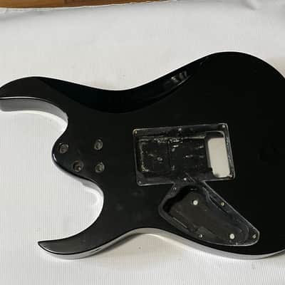 2010 Indonesian Ibanez RG370DX Black Basswood Guitar Body Floyd Ready image 13