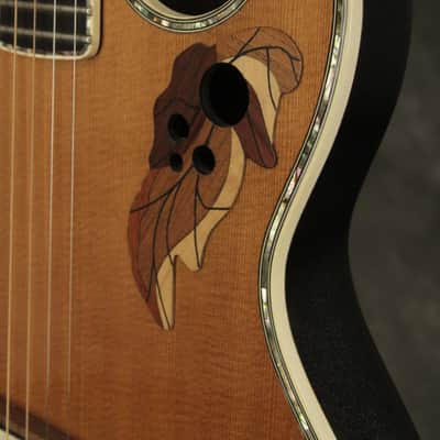 rare 1996 Ovation Viper EA68-7LTD Natural 30th Anniversary image 11