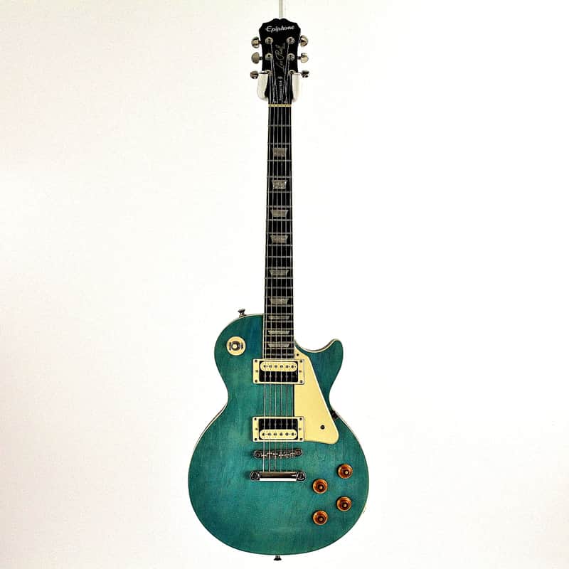 Epiphone Les Paul Traditional Pro II Aqua Teal Electric Guitar