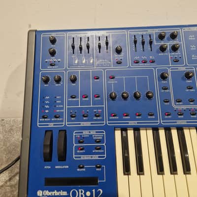Oberheim OB-12 - Synthesizer - Blue - Good w/ Power Cable image 15