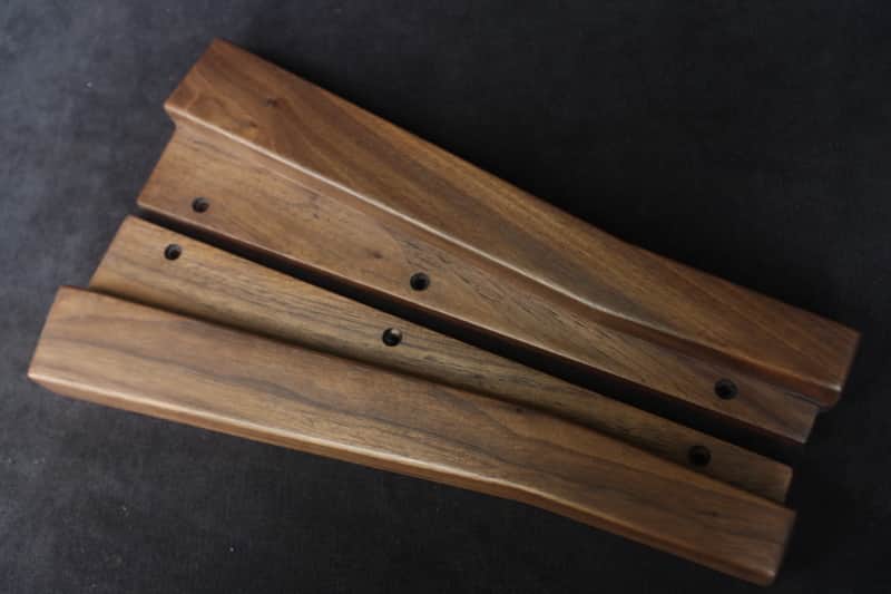 Oberheim Matrix 6 walnut wood side panels image 1