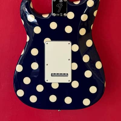 Signed by Buddy - Fender Buddy Guy Artist Series Signature Stratocaster - Blue with White Polka Dots image 2