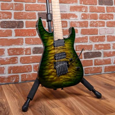 Jackson USA Custom Shop Soloist MS Master Built By “Metal” Joe Williams Quilt Maple Top Zilla Burst #701 Built for NAMM in 2019 with Original Hard Shell Case. image 6